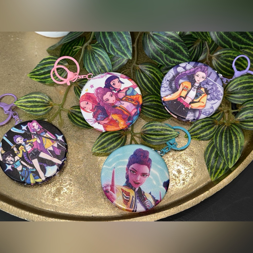 K Pop Demon Hunters Mirror/ Keychain